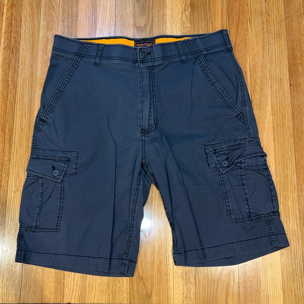 Wear First Navy Cargo Shorts